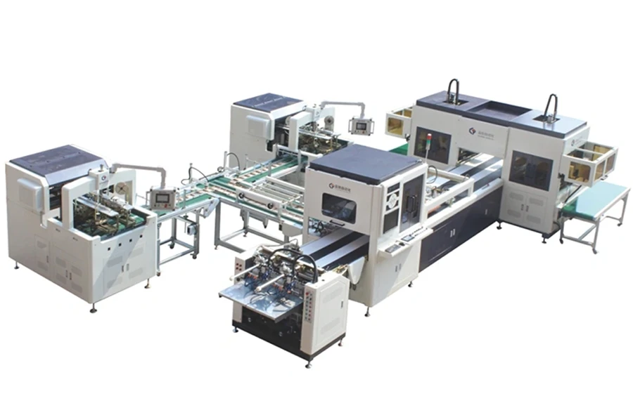 Automatic Double Rigid Box Making Machine